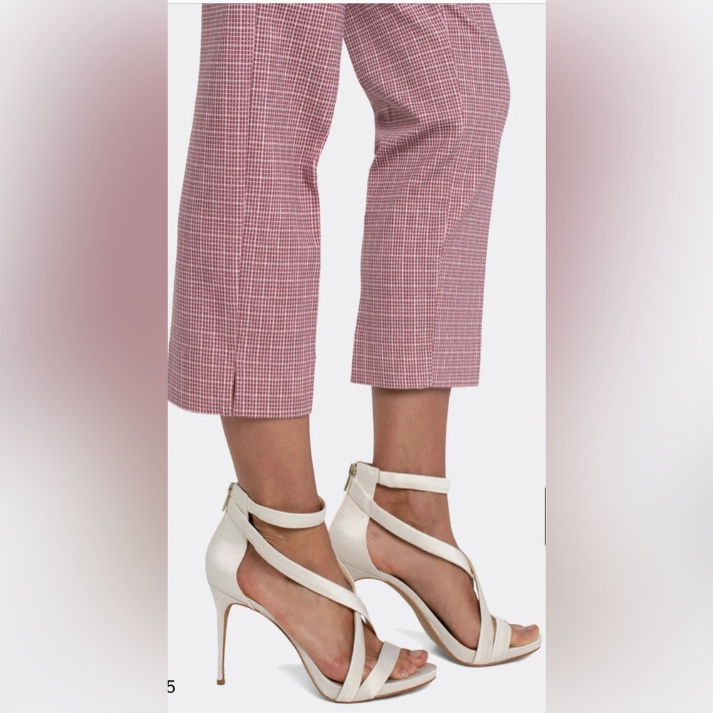 Liverpool Los Angeles | Sweet Berry Mini Box Plaid Dress Pants - Picture 3 of 8